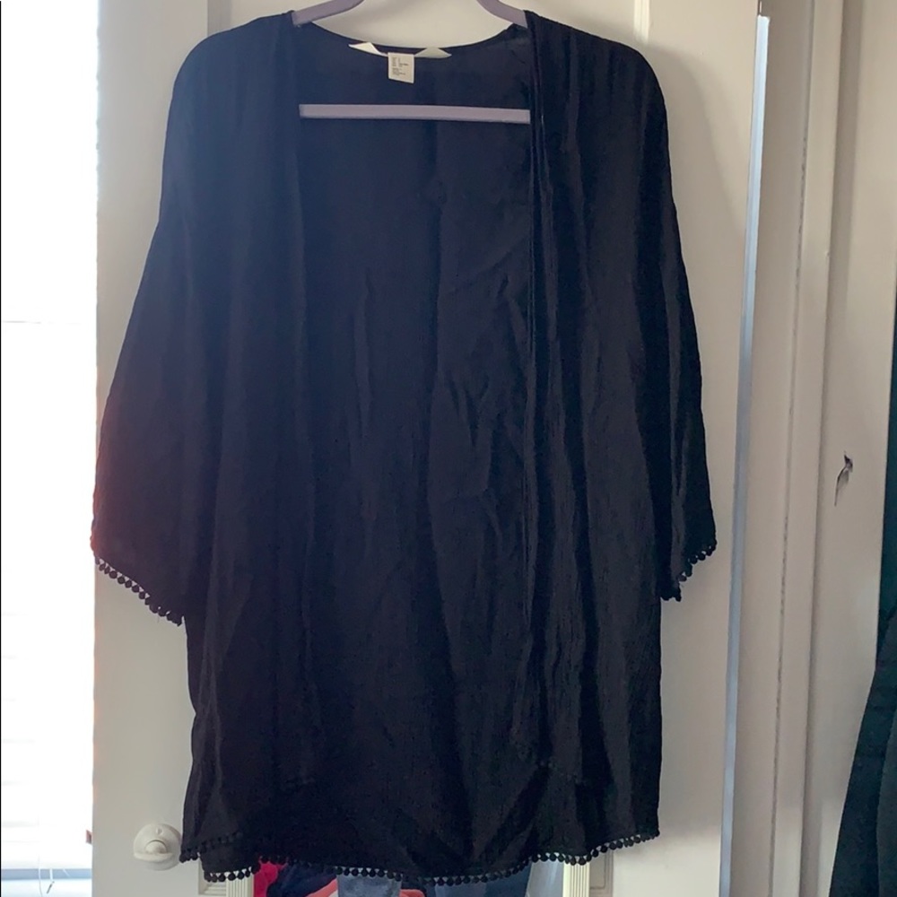 Black h&m kimono